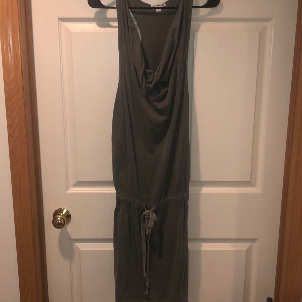 Coal neck dress